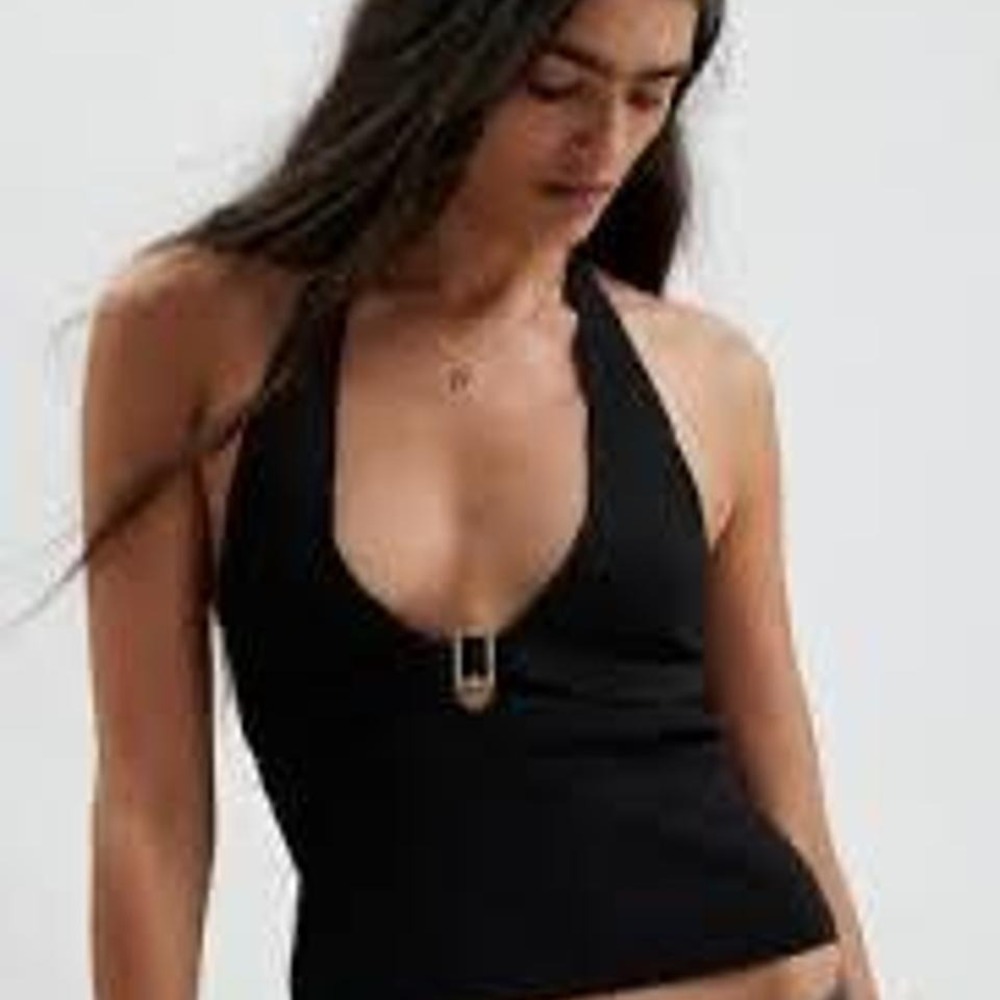 Silence+noise belted halter top size S